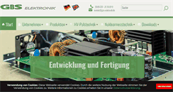 Desktop Screenshot of gbs-elektronik.de